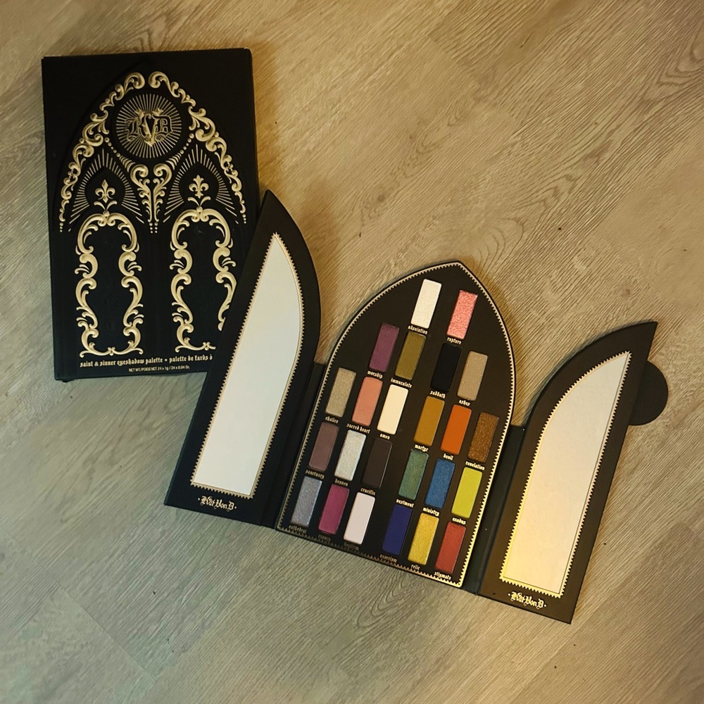Kat Von D Saint & Sinner Eyeshadow Palette 24 shades BNIB